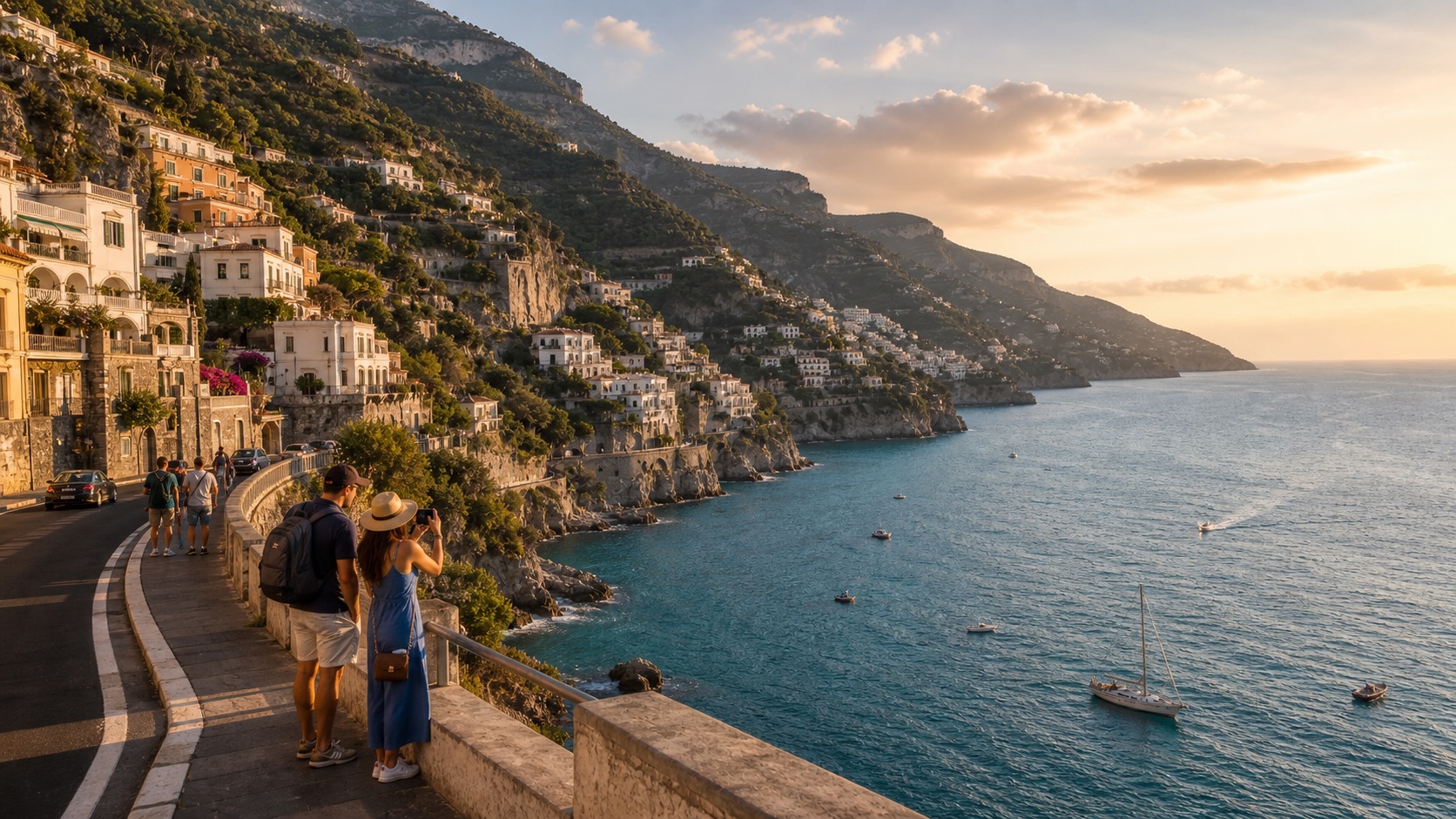 Private transfer destination Amalfi Coast from Rome